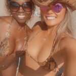 Kate Maxx Instagram - Beach cowgirl 🤠 bikini by the talented @topaz_bikini_ @topazchocolatebooty #matchy #custombikini #vancity Third Beach, Stanley Park