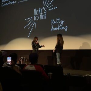 Katherine Hughes Instagram - was honored to introduce Patty Jenkins at the 20th Anniversary screening of MONSTER w @am_cinematheque alongside @nydfilms 🤝