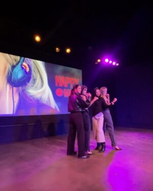 Katherine Hughes Instagram - so much love & support for action girlies at the Happy Mart screening 🍒 thanks LA Action Film Fest

art poster ✍🏼 @mattalexchute