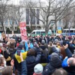 Katheryn Winnick Instagram - People around the world are protesting to stop this unprovoked, unjustified war. We are an independent, loving country and deserve to live in peace. Together We Will Win. Together We Can Stop Russian Aggression. Together We Will Prevail.🇺🇦 Please RT. #standwithukraine #stopwar
