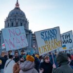 Katheryn Winnick Instagram - People around the world are protesting to stop this unprovoked, unjustified war. We are an independent, loving country and deserve to live in peace. Together We Will Win. Together We Can Stop Russian Aggression. Together We Will Prevail.🇺🇦 Please RT. #standwithukraine #stopwar