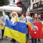 Katheryn Winnick Instagram - People around the world are protesting to stop this unprovoked, unjustified war. We are an independent, loving country and deserve to live in peace. Together We Will Win. Together We Can Stop Russian Aggression. Together We Will Prevail.🇺🇦 Please RT. #standwithukraine #stopwar