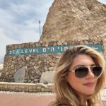 Katheryn Winnick Instagram - Bucket List..next stop, The Dead Sea in Israel ✨ Sea Level point, Dead Sea road