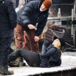 Katheryn Winnick Instagram - Getting down & dirty setting up the next shot.. 2 more days. 🎬 #Director #Vikings