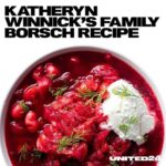Katheryn Winnick Instagram - So proud to pass down my mother’s recipe of our Ukrainian Borscht. Make it for your family this winter! Love to hear about your family’s secret recipes... 🤍 @thewinnickfoundation