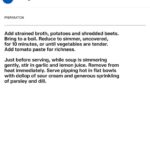 Katheryn Winnick Instagram - So proud to pass down my mother’s recipe of our Ukrainian Borscht. Make it for your family this winter! Love to hear about your family’s secret recipes... 🤍 @thewinnickfoundation