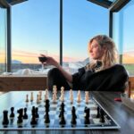 Katheryn Winnick Instagram - In the middle of nowhere.. Magical Icelandic night, 1:47am🤍 Panorama Glass Lodge Iceland