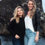 Katheryn Winnick Instagram - In the land of fire and ice with the Queen of Iceland.✨