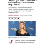 Katheryn Winnick Instagram - I just launched The Winnick Foundation to help Ukraine. Please go to www.thewinnickfoundation.org to learn how to donate. (link in Bio). Please repost. 🙏🏻🇺🇦