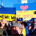 Katheryn Winnick Instagram - People around the world are protesting to stop this unprovoked, unjustified war. We are an independent, loving country and deserve to live in peace. Together We Will Win. Together We Can Stop Russian Aggression. Together We Will Prevail.🇺🇦 Please RT. #standwithukraine #stopwar