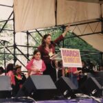 Kathy Najimy Instagram - 2004 - Me and 8 year old @samiatheband and @thedanband & Gramma Pat at the March for women's rights on Washington. I'm fed up and ready for another. YOU?