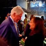 Kathy Najimy Instagram - Loving the new #Gutsy series. Thrilled to celebrate hillaryclinton and Chelsea Clinton w/@billclinton w/ @thedanband at the afterparty. watch the 8 part doc-series on @appletvPlus- I looooved it.