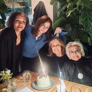 Kathy Najimy Instagram - Celebrating the birth of the best human on the planet @gloriasteinem with the fabulous @irene1112neves & @caroljenkinsmedia