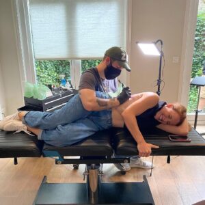 Katie Leclerc Instagram - Amsterdam photo dump 3! Featuring tattoo artist extraordinaire @joeydeboer - he’s seriously incredible!