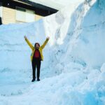 Katie Leclerc Instagram – a lil bit of snow @mammothfilmfestival Mammoth Lakes, California