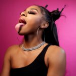 Kaychelle Dabney Instagram - I went and copped the chopsticks 🥢 Put it in my bun just to pop shit 💁🏾‍♀️