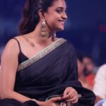Keerthy Suresh Instagram - An amazing night with some amazing people! 🖤 Can’t wait for the release! #MAAMANNAN #AudioLaunch #Candids