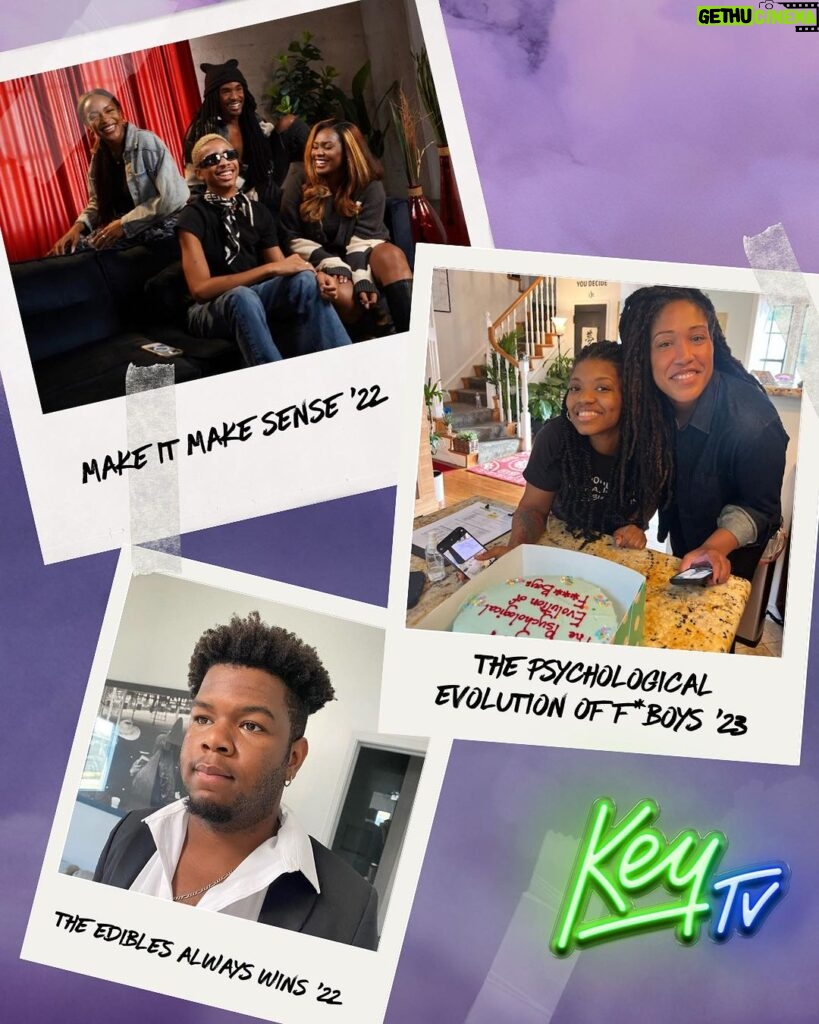 Keke Palmer Instagram - We're celebrating the one-year anniversary of @KeyTVNetwork, and it's time to give a shoutout to all the amazing Keymakers, creators, and our fantastic viewers who've been holding it down with the keys to the culture. Can y'all believe we've produced over 19 hours of content and 23 projects to date with more otw? Take a trip down memory lane with me and relive all of the moments we’ve had so far in “The Making of KeyTV” documentary on YouTube & Facebook!