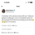Keke Palmer Instagram – He has HOBBIES just like him momma 🥹🤭🤣