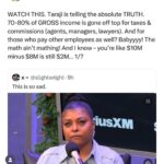 Keke Palmer Instagram - The entertainment industry is just like any other industry. We run businesses to keep our brands afloat, us being the brand/business. And it’s that team of company members that decrease any assumed large lump sum. This includes monthly expenses just like everyone else. In the words of biggie “more money more problems.” To make money you must spend money so what seems like a lot is taken by a lot. There is still privilege in this depending what vantage point you are seeing from, but in our industry amongst one another this is nuetralized. This is why no one can really have one job anymore! People working outside of the entertainment industry may do Uber eats, postmastes, accountant part time, substitute teacher every other week etc. For an entertainment career you may be like me, an actor, influencer, host, singer, speaker etc. I keep a job because I HAVE to haha. We ALL work multiple jobs and we may like some but also because we HAVE to. To be successful and live in America it’s literally this way because of the cash to expense ratio and this is why entrepreneurship is so important but that in itself is expensive! Having one job for anyone is not really an option no matter what industry unless you are like the top top top TOP earner and I mean that’s like Bill Gates and them I suppose. Idk because I can’t relate haha! I am not complaining or comparing but I acknowledge that we all have similar struggles in our industries and it’s because corporations run everything and they aren’t people. “America we have a problem” -@beyonce