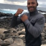 Kell Brook Instagram - beach run this AM!