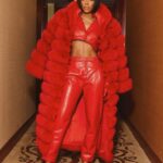 Kelly Rowland Instagram - Faux Fur♥️not faux Love!!!! Day 3 #meaculpa