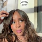 Kelly Rowland Instagram - Candy Drip on the set of “MEA CULPA”…… My last couple weeks……set life, sleep…..