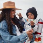Kelly Rowland Instagram - #ad Such a great day with Noah and @waterwipes! 💧 ✨ We love WaterWipes because they're gentle and made with just 99.9% water and fruit extract. Always in my bag and will help keep the kids clean trick-or-treating. #Hallowclean #WaterWipesPartner