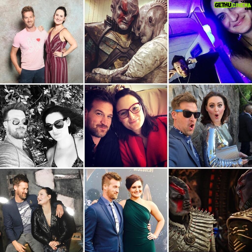 Kenneth Mitchell Instagram - Happy Birthday to my dear dear friend and collaborator @marythechief It’s a treat to work with you and an even larger gift to share this earth with you. Thank you for shedding light and laughter in my life, my families life and all our lives. QAVAN. #KlingonsForever #StarTrekFamily #LLAP #StarTrek #StarTrekDiscovery #friendship 🖤▶
