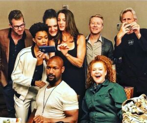 Kenneth Mitchell Instagram - The Mirror Universe {scroll} The best of times at #STLV this weekend. Thank you @creationent  @startrek & @startrekcbs for hosting a magical event, highlighted by Picard’s return, the infectious fans and the gracious Star Trek family. LOVE THESE PEEPS. Oh... the first KOL COSPLAY.... SAY WHAT!?!? 💙 #StarTrek #StarTrekDiscovery & beyond. (Mirror Mirror photo credit by Odo, entitled ‘Deep Space Disco’)