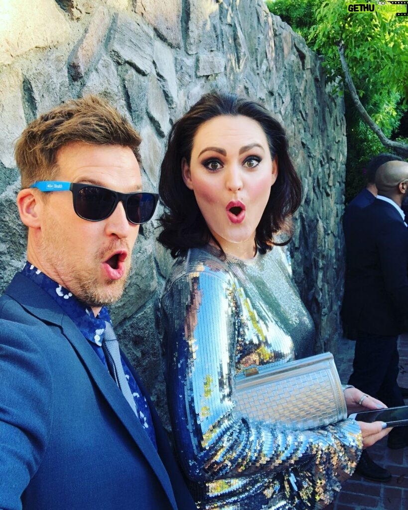 Kenneth Mitchell Instagram - Thanks for a great evening @thesaturnawards ...These kooky Klingons had a blast! #StarTrekDiscovery #saturnawards 🖖🏽🤖👾
