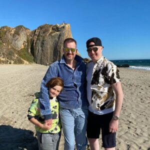 Kenneth Mitchell Instagram - my Boys, my support, my serenity.💎 #stillstanding
