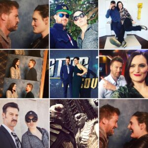 Kenneth Mitchell Instagram - Happy Birthday to my dear dear friend and collaborator @marythechief It’s a treat to work with you and an even larger gift to share this earth with you. Thank you for shedding light and laughter in my life, my families life and all our lives. QAVAN. #KlingonsForever #StarTrekFamily #LLAP #StarTrek #StarTrekDiscovery #friendship 🖤▶️