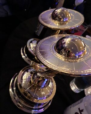 Kenneth Mitchell Instagram - Thanks for a great evening @thesaturnawards ...These kooky Klingons had a blast! #StarTrekDiscovery #saturnawards 🖖🏽🤖👾
