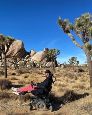 Kenneth Mitchell Instagram - Hello Mother Earth, I missed you. 🌱 Safe sanctuary in the Mojave desert for some healing and transcendence. #ALS