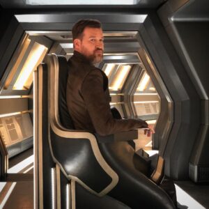 Kenneth Mitchell Instagram - AURELLIO. Scientist, lover of opera, father of three. Born with a genetic defect. Moves through time and space on a hovercraft wheelchair that is controlled cerebrally. Intelligent, curious, empathetic, loyal and moderately handsome with a soft beard. 

Thank you for the warm reception to this new character. It was a special collaboration with my Discovery family that injected me with heaps of Love & Inspiration during my tough battle with ALS. A reminder that despite ones disabilities there is always room for possibility & ability. Incredibly grateful for the inclusion. Happy New Year! 🖖🏼 #StarTrekDiscovery #StarTrek #hope