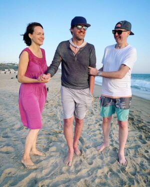 Kenneth Mitchell Instagram - Grateful to be able to take a few steps, feel my toes in the sand with my family and best friend. Always motivated and inspired by mother nature and the care of others. You never walk alone. 🌸 #ALS #YNWA #LLAP video credit: uncle Sean
