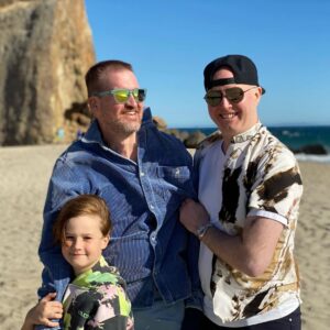 Kenneth Mitchell Instagram - my Boys, my support, my serenity.💎 #stillstanding