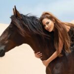Kerri Kasem Instagram - LOVE! 🖤🐴🖤 #Morocco #Arabian @yassine_cavalier 🐴