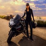 Kerri Kasem Instagram - Who wants to ride? Another great shot from @rectifyfilm! Thanks again to the crew @garrett.thomson and @shawn.moomba! #GSXR #girlrider #Sunset #Malibu #livelife