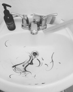 Kerry Condon Instagram - Cutting my own hair. I’ve a feeling I’m going to regret this....