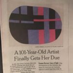 Kerry Condon Instagram - The New York Times today. Sep 16th 2016. Carmen Herrera 👊 respect!