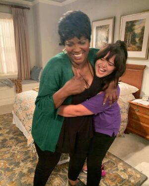 Kether Donohue Instagram - ‼️🏆 LEGEND ALERT 🏆‼️a flip book of love with @annamariahorsford 😭😭😭😍🥰😍 @bpositivecbs S2 —we have some reeaal legends this season, can’t wait for everyone to see Anna Maria’s magical performance❣️💫