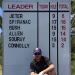 Kevin Connolly Instagram - #tbt On the leader board!!! @ssouray #rayallen #jeterturn2 #reggiebush Las Vegas, Nevada