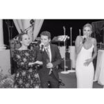 Kevin Connolly Instagram - #tbt Nothing like taking the microphone and rapping with the beautiful bride @kaynoons and @jenmeyerjewelry at the epic Gores/Noonan wedding in Malibu this summer #californialove