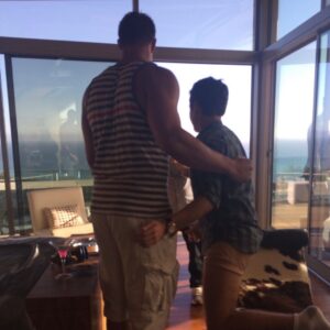 Kevin Connolly Instagram - Couple of Champions!!!!.... Errrr... 1 Champion and a dude in his underwear with a broken leg