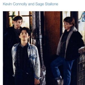 Kevin Connolly Instagram - #fbf January 1990!!!!! #ROCKY V⚡️Almost 30 years ago🤦‍♂️ R.I.P. Sage Stallone... What a nice guy... Good times in Philly!!!! #Chickie Grabowski