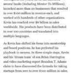 Kevin Harrington Instagram - @brandontadams The Dream Team. Featured in USA Today. Grateful 🙏 #usatoday #inthenews #sharks #dreamteam