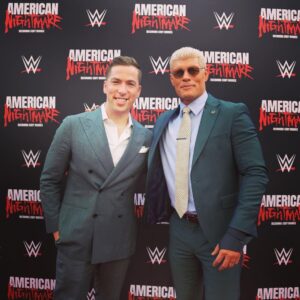 Kevin Patrick Egan Instagram - Brilliant night celebrating ‘American Nightmare: Becoming Cody Rhodes’. Full release is July 31 on @peacock. Cody’s some man for one man! Inspirational throughout, and I’d highly recommend it 👏🏻 Congrats, @americannightmarecody!

#WWE #WWERAW #BecomingCodyRhodes #Peacock