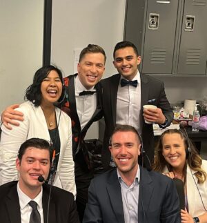 Kevin Patrick Egan Instagram - Reflecting on an unforgettable weekend in Dallas for Wrestlemania. I’m one lucky fella getting to work alongside such legendary humans. From the behind the scenes crew, to my fellow co-hosts, to the superstars themselves… love ya! Cheers for such an epic weekend ❤️

#wrestlemania #wwe #wweraw #wwehof